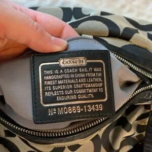 Coach | Bags | Coach Parker Optic Art Signature Shoulder Bag